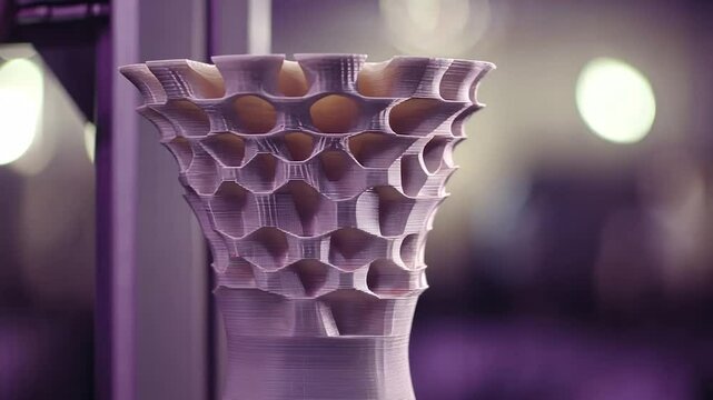 3D Printed Honeycomb Vase