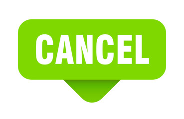 cancel sticker. cancel sign on transparent background