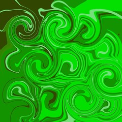 abstract green background with circles