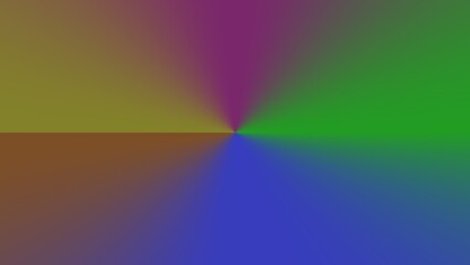 Radial gradient showcasing a spectrum of muted colors converging at the center