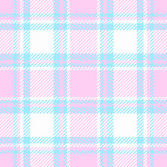 Sweet pastel pink and light blue plaid pattern.  Perfect for textile design, scrapbooking, baby products, or any project needing a gentle, feminine touch.