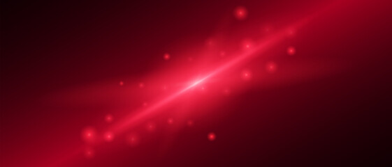 Obraz premium Abstract red background with red light effect. Vector illustration of red background with light effect.