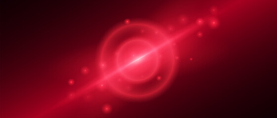 Abstract red background with red light effect. Vector illustration of red background with light effect.