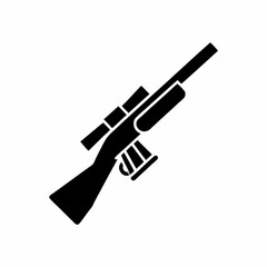 creative details Rifle icon Vector Illustration