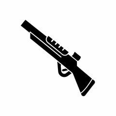 creative details Rifle icon Vector Illustration