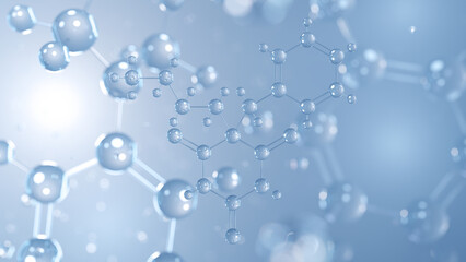benzylbutylbarbiturate molecular structure 3d, barbiturates structural chemical formula view from a microscope