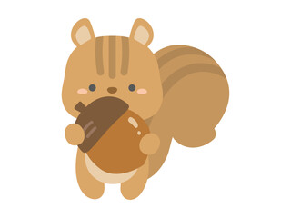 リスとどんぐり03