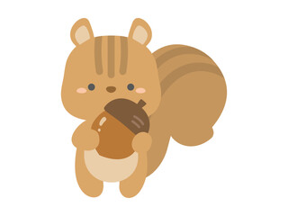 リスとどんぐり02 © GRACE