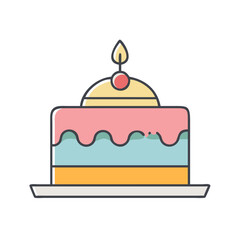 Illustration of a green cactus plant in a pot drawing of a succulent desert plant art design vector