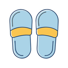 Find comfortable blue slippers for home use and relaxation indoor footwear soft house shoes