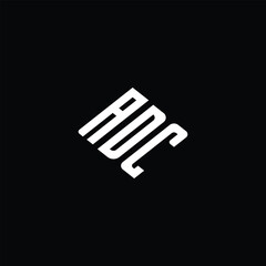 ADC logo ADC icon ADC vector ADC monogram ADCletter ADCminimalist ADCtriangle ADCflat Unique modern flat abstract logo design.