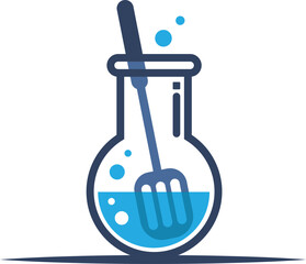 cooking laboratory logo vector illustration