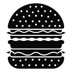 Delicious Double Decker Burger A Classic Fast Food Icon