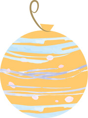 Yoyo balloon illustration_orange