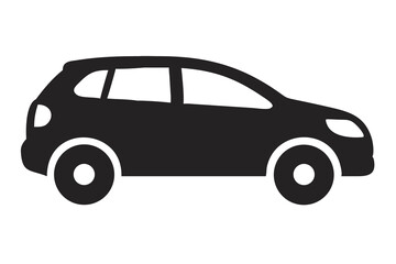 Fototapeta premium Hatchback Car Illustration for Compact Vehicle Art, Auto Sketch, Urban Transportation Graphics