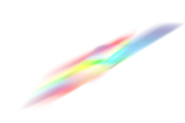 Colorful light refraction effect PNG