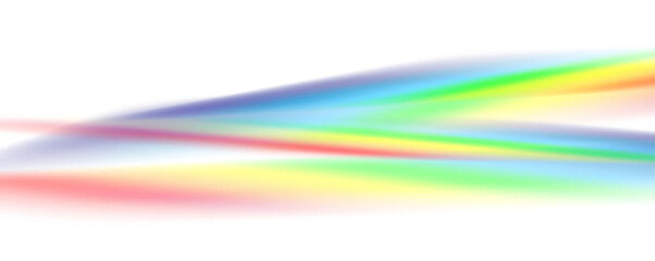 Iridescent prism beam abstract PNG
