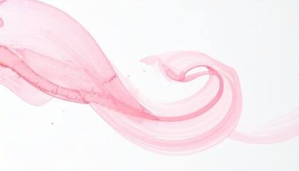 Flowing pink ink abstract art studio environment digital artwork contemporary design artistic viewpoint conceptual creativity