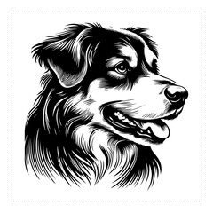 Cute and versatile Dog illustrations for t-shirts, stickers, books, and digital designs—perfect for commercial or personal projects