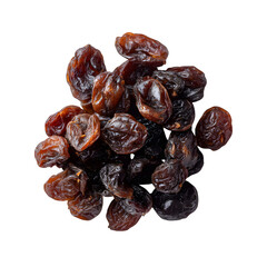 Obraz premium Currant raisin whole dry fruit isolated on transparent background