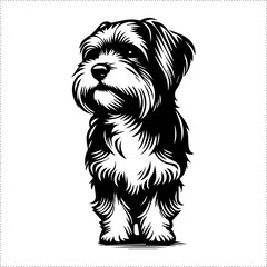 Cute and versatile Dog illustrations for t-shirts, stickers, books, and digital designs—perfect for commercial or personal projects
