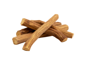 Closeup of Palo Santo wood sticks on a transparent background vector, aromatic incense for aromatherapy and spiritual cleansing rituals