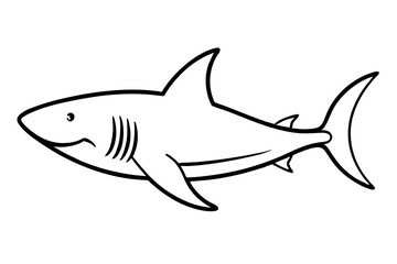 Geometric Shark Vector