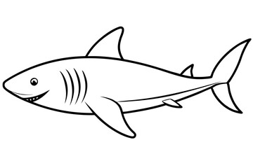 Geometric Shark Vector