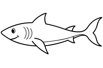 Geometric Shark Vector