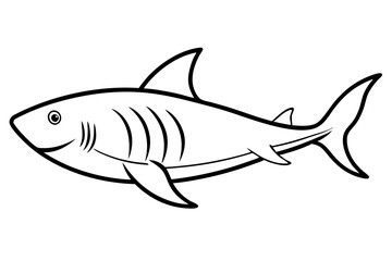 Geometric Shark Vector