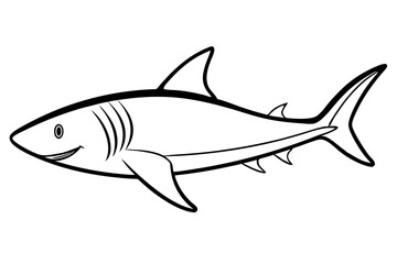 Geometric Shark Vector