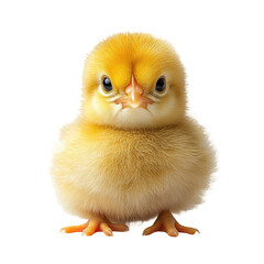 Obraz premium Cute baby chick pictures yellow chick images poultry farm animal photography on transparent background