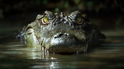 Fototapeta premium Crocodile close up portrait