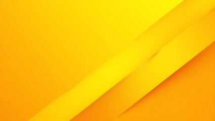 Energetic Abstract Flat Design Background in Lemon Yellow and Orange