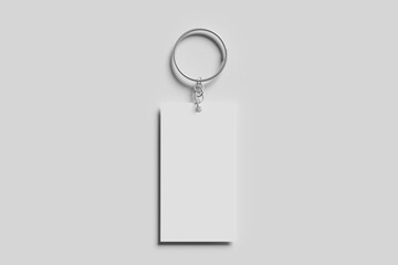 Blank keychain mockup