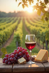 wine and cheese