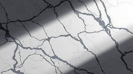 Fototapeta premium White Marble Texture with Light Shadow.