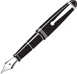 fountain pen vector illustration