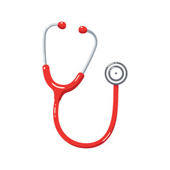 "Stethoscope Icon - Medical Equipment and Healthcare Symbol"