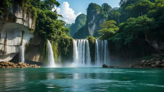 Ban Gioc Detian waterfall experience