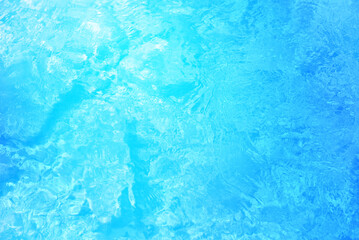 水イメージ　河川や海の水面　波紋　環境　夏の清涼イメージ