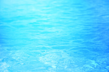 水イメージ　河川や海の水面　波紋　環境　夏の清涼イメージ