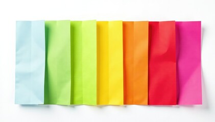 Naklejka premium Single, vibrant colored flap isolated on pure white background , entity, object