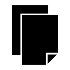 Copy  Vector Glyph Icon Design