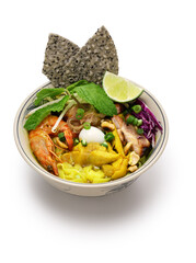 Mi Quang, a specialty rice noodle dish from Da Nang in central Vietnam