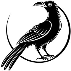 koel bird silhouette