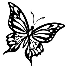 butterfly tattoo vector