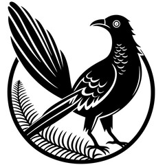 koel bird silhouette
