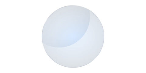 Realistic glossy plate with glare, vector png. Glass plate acrylic texture and Glass effect.