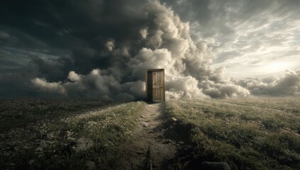 A Doorway to Hope Amidst the Storm, a New Beginning Awaits